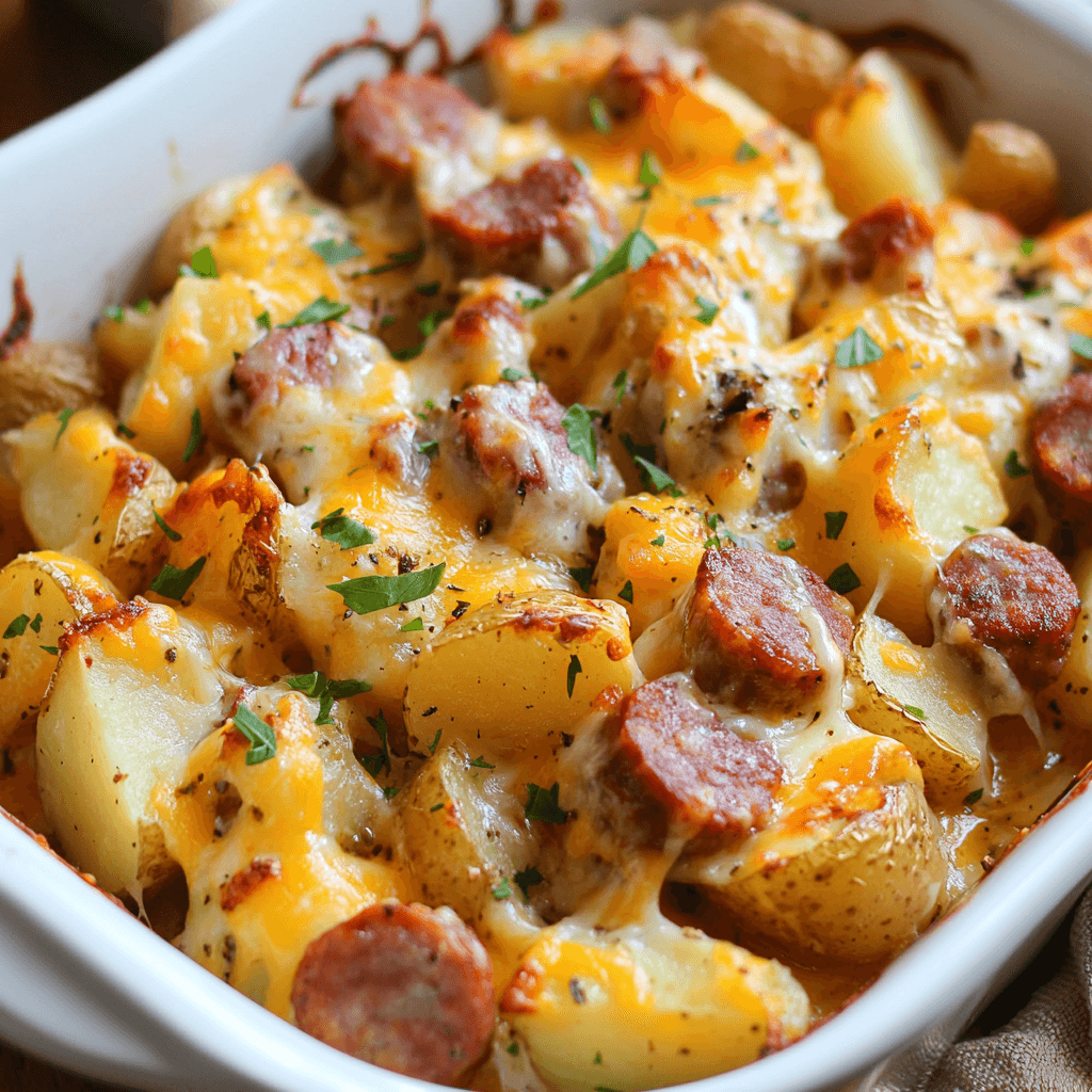 Cheesy Ranch Potatoes and Smoked Sausage Recipe You’ll Love!