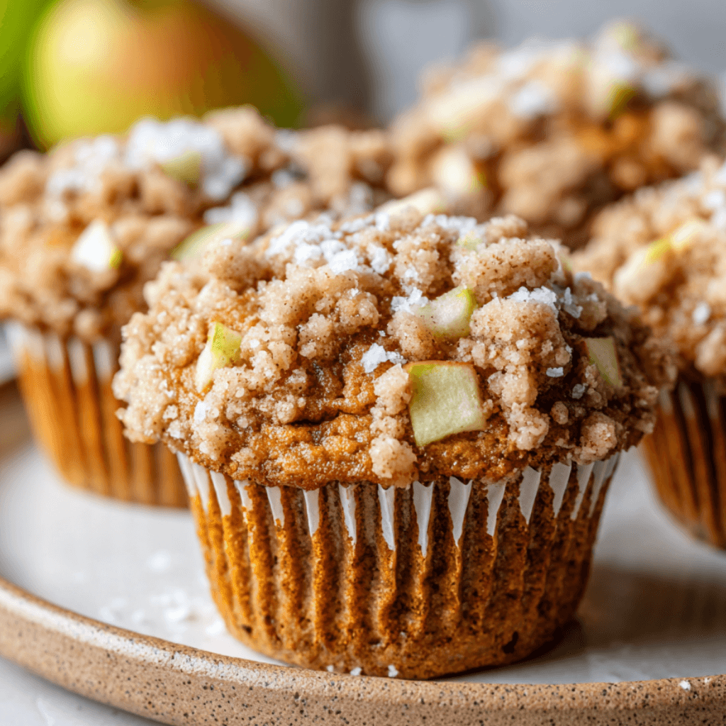 Apple Pumpkin Streusel Muffins Small Batch for Fall Bliss!