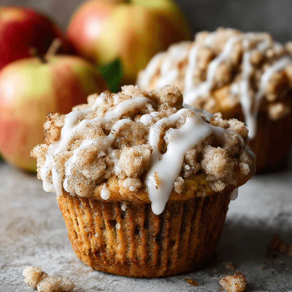 Apple Pumpkin Streusel Muffins Small Batch for Fall Bliss!