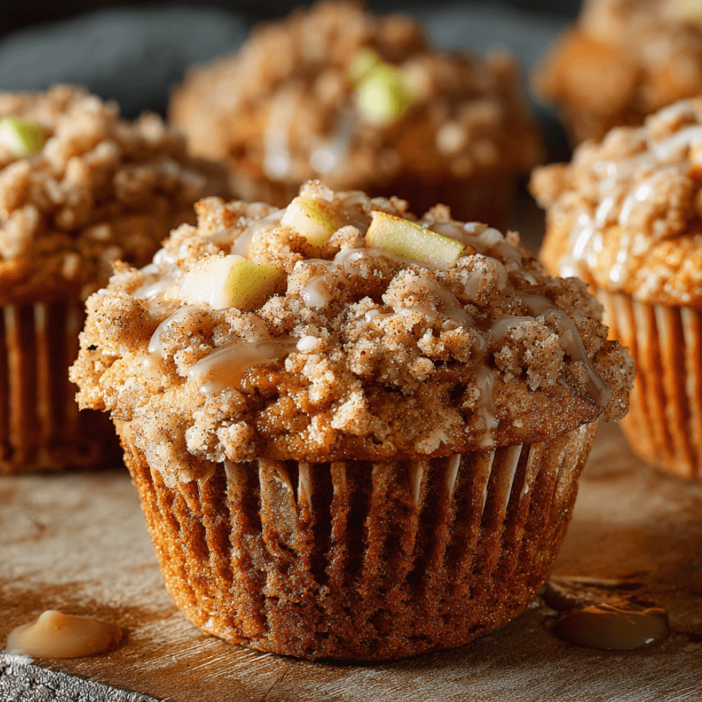 Apple Pumpkin Streusel Muffins Small Batch for Fall Bliss!