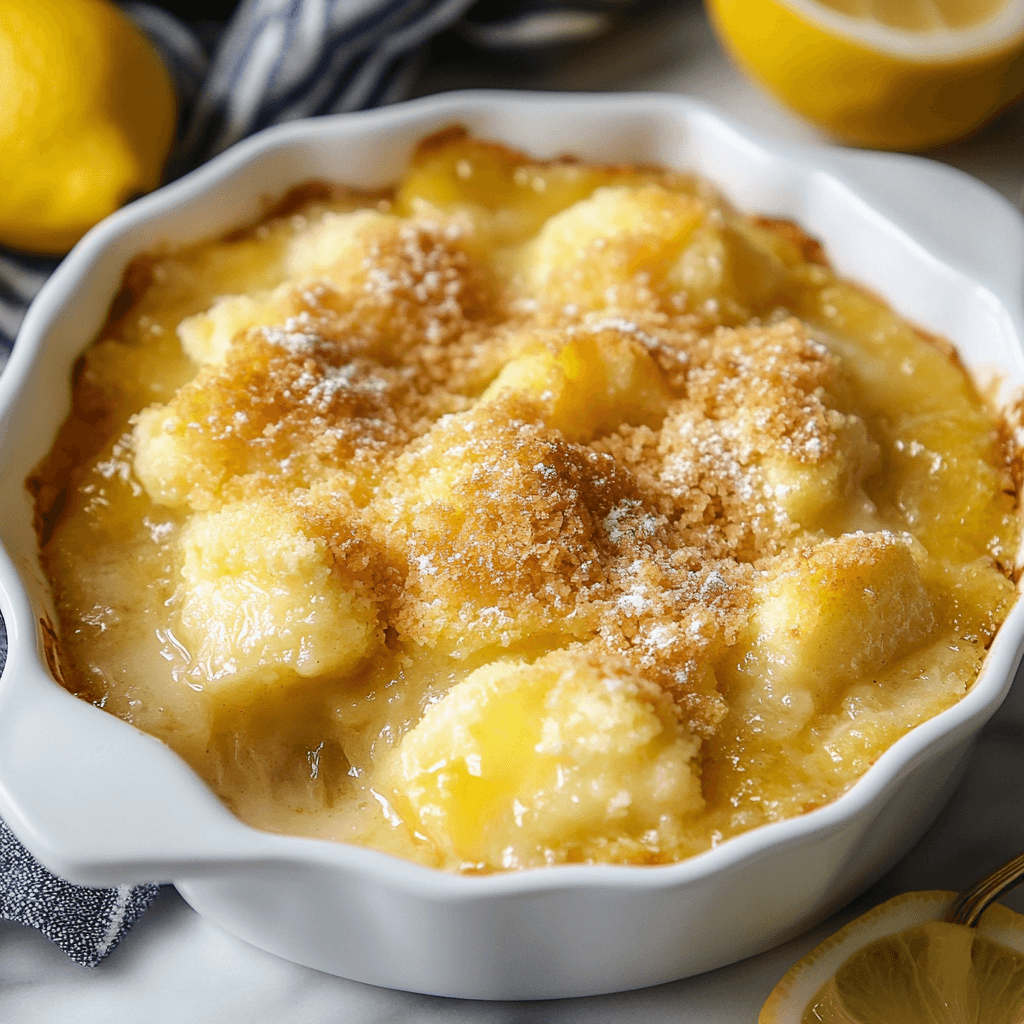 BEST RECIPE for Magic Lemon Cobbler that Will Delight You