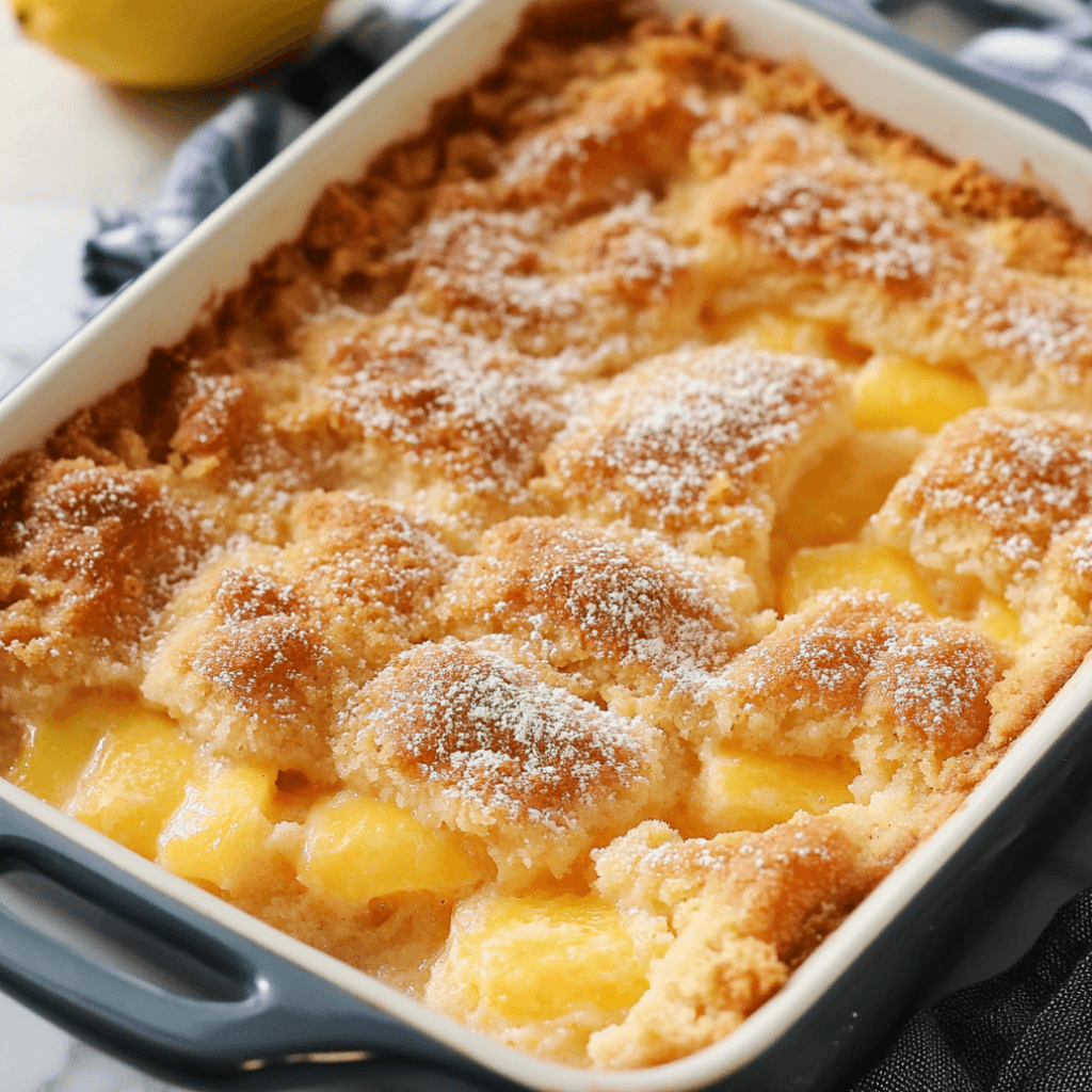 BEST RECIPE for Magic Lemon Cobbler that Will Delight You