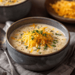 Cheddar Garlic Herb Potato Soup: Your Cozy Comfort Food Delight!