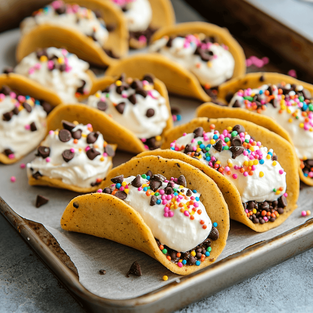 Cheesecake Cookie Dough Tacos: A Sweet Treat You’ll Love!