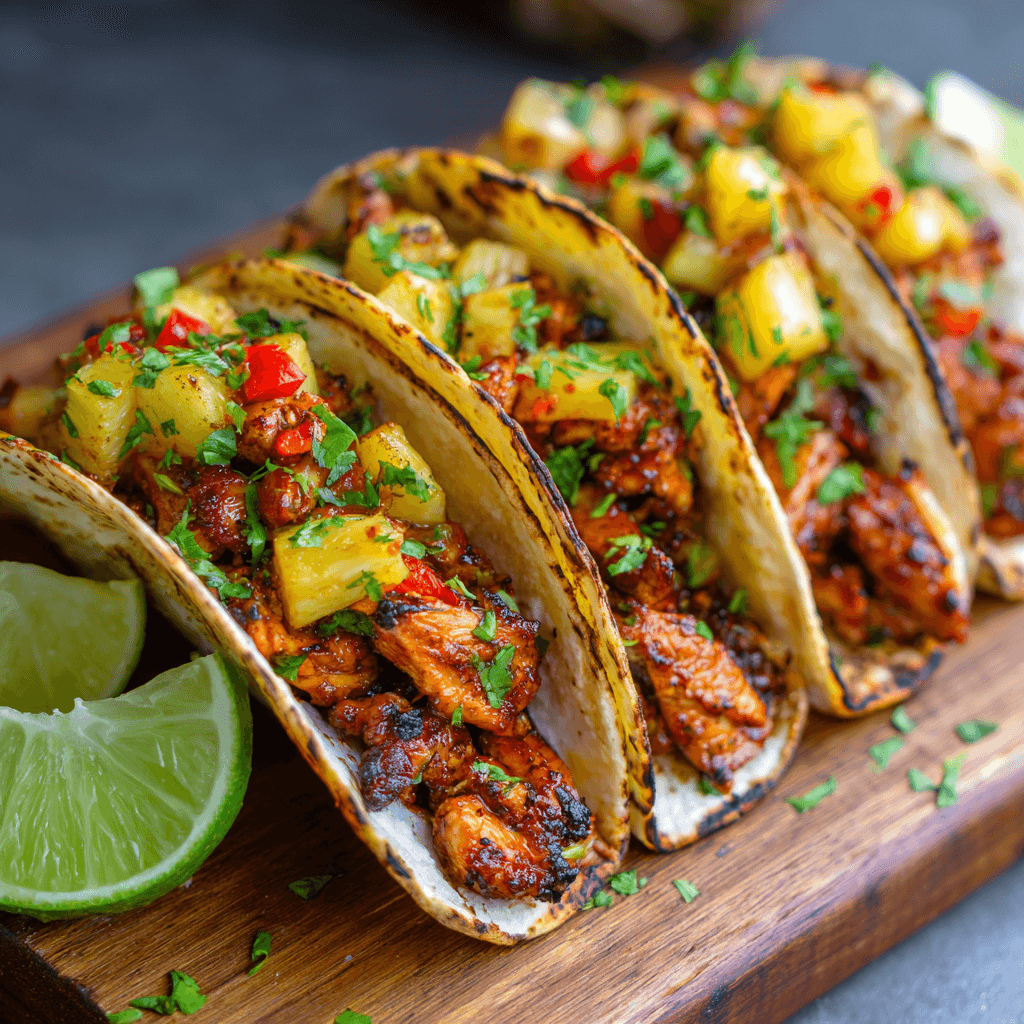 Chipotle Pineapple Chicken Tacos Recipe You’ll Love!