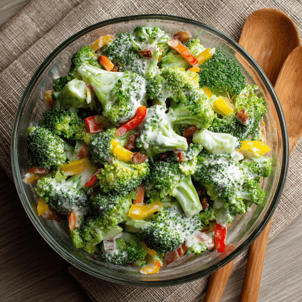 Creamy Broccoli Ranch Salad: A Flavorful Delight You’ll Love!