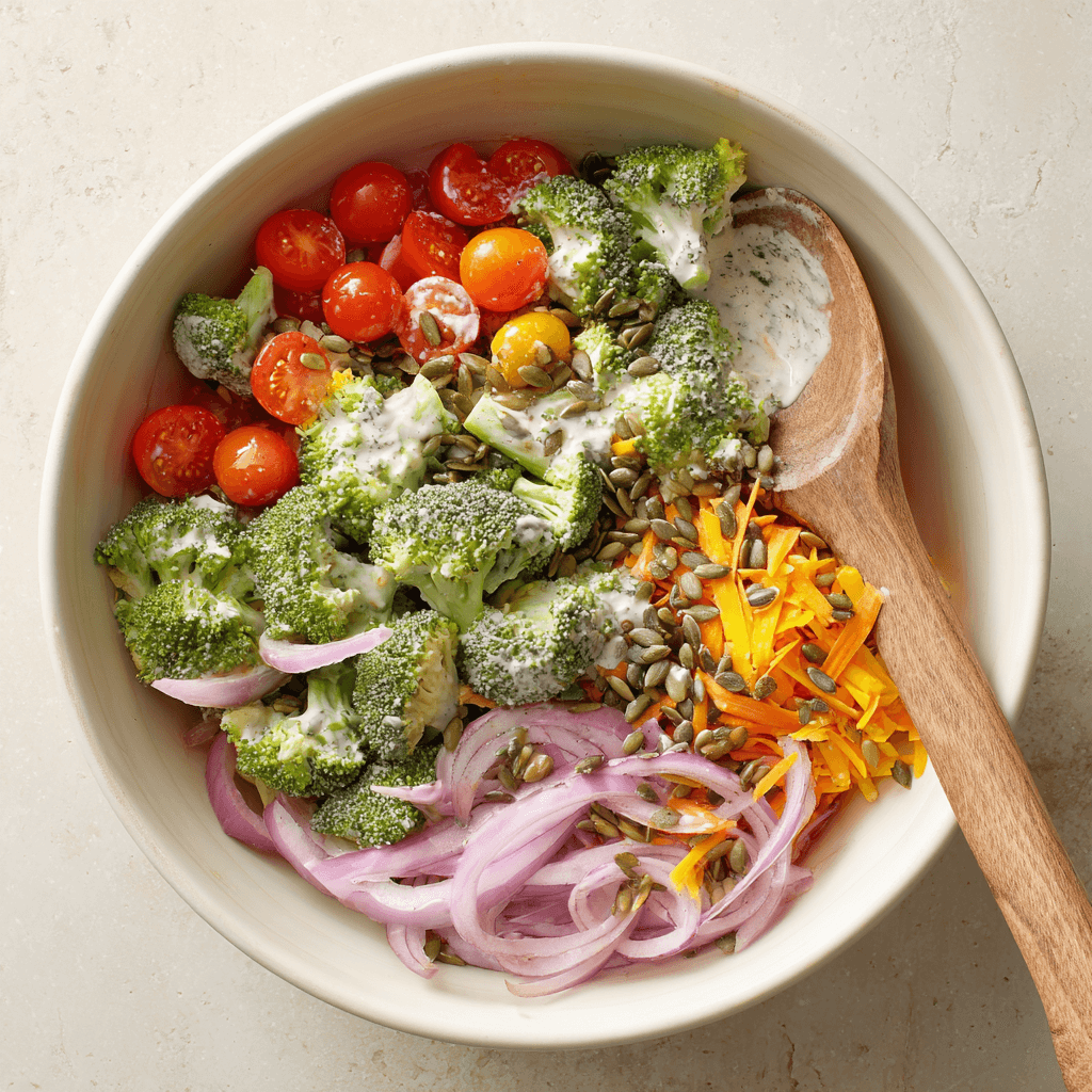 Creamy Broccoli Ranch Salad: A Flavorful Delight You’ll Love!