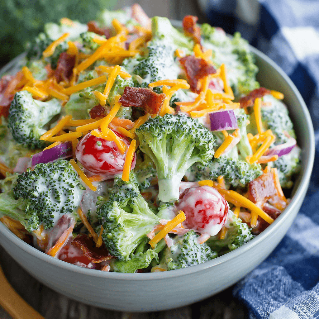 Creamy Broccoli Ranch Salad: A Flavorful Delight You’ll Love!