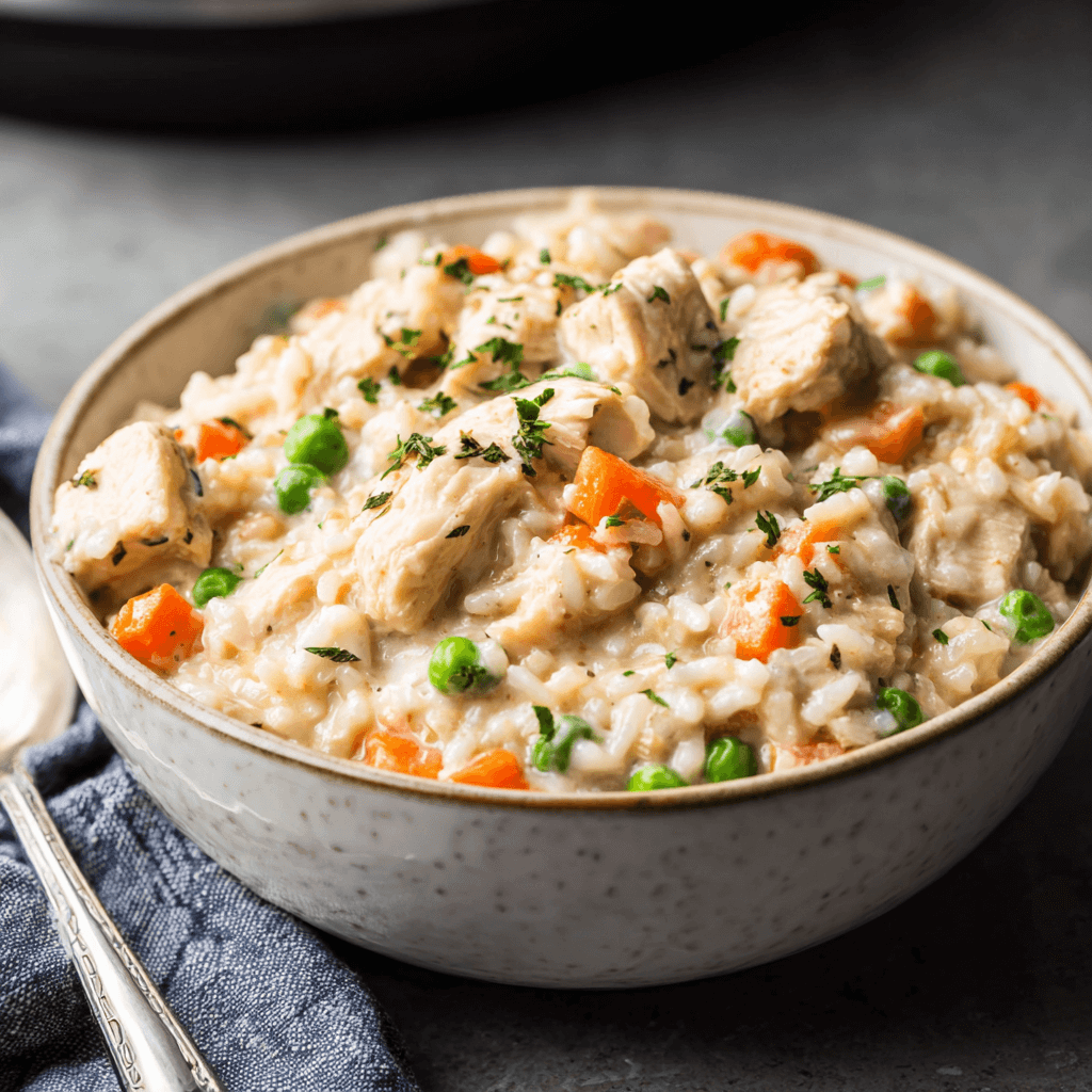 Creamy Instant Pot Chicken and Rice Made Easy Today!