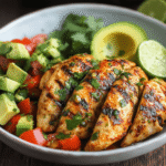 Fiesta Lime Chicken with Avocado: A Flavorful Delight!
