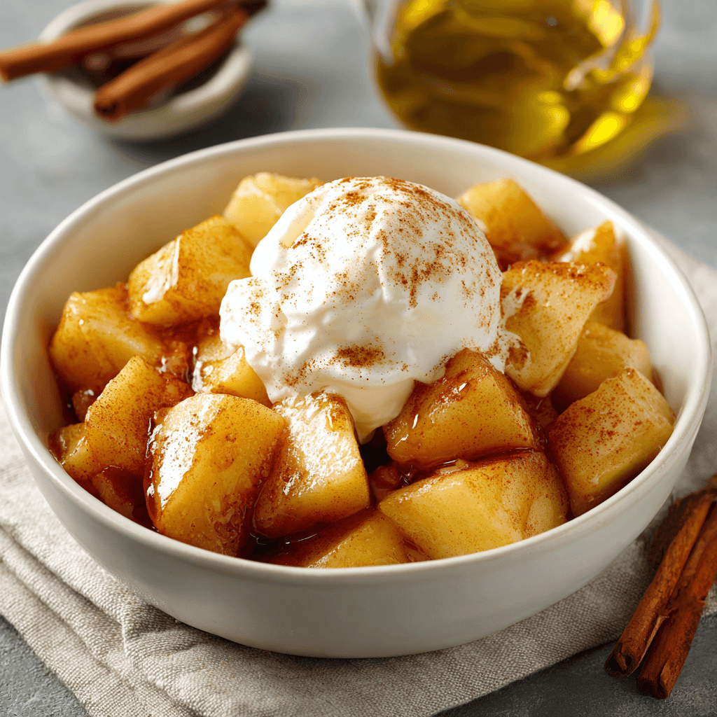 Healthy Dessert Recipes Air Fried Apples That Delight!