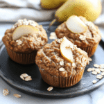 Healthy Pear Oatmeal Muffins: Fall Breakfast You'll Crave!