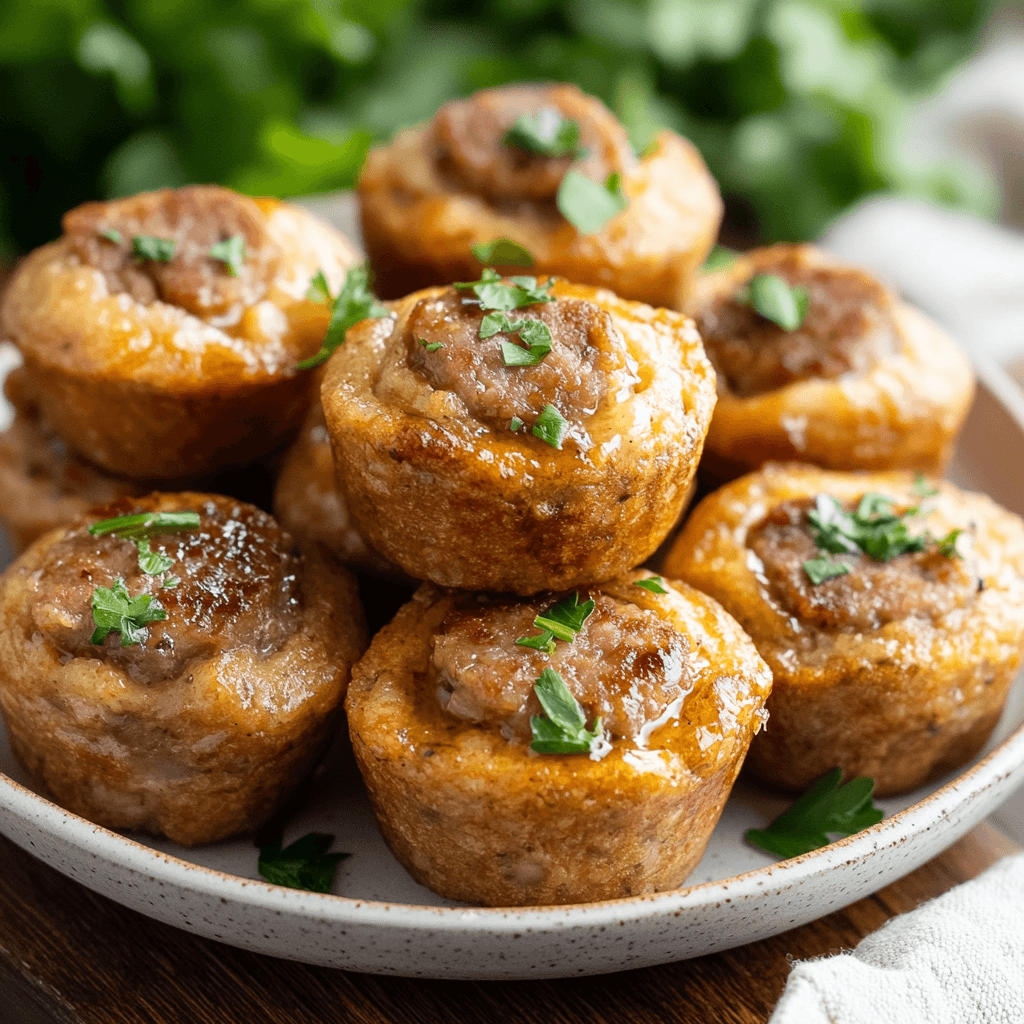 High-Protein Pancake Sausage Mini Muffins for a Tasty Start!