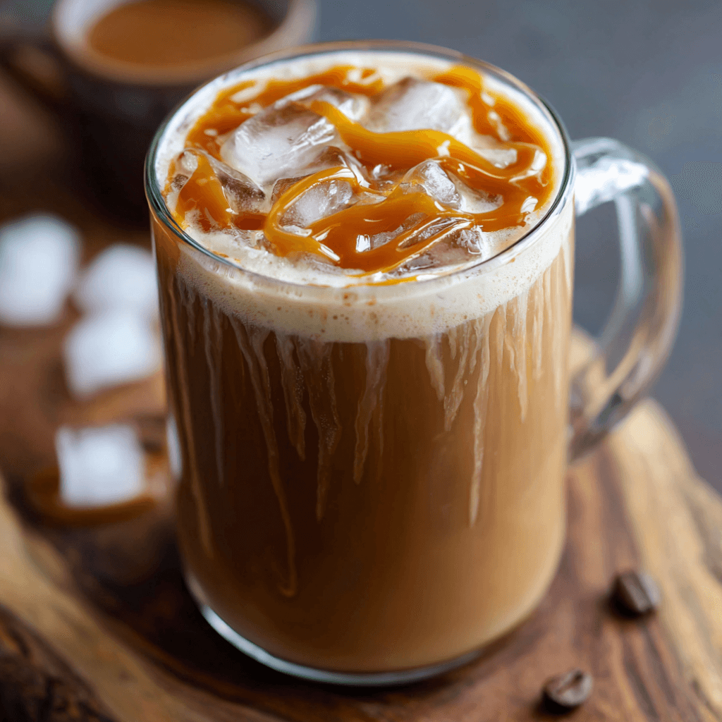 Homemade Iced Salted Caramel Coffee (Starbucks Copycat) Awaits!