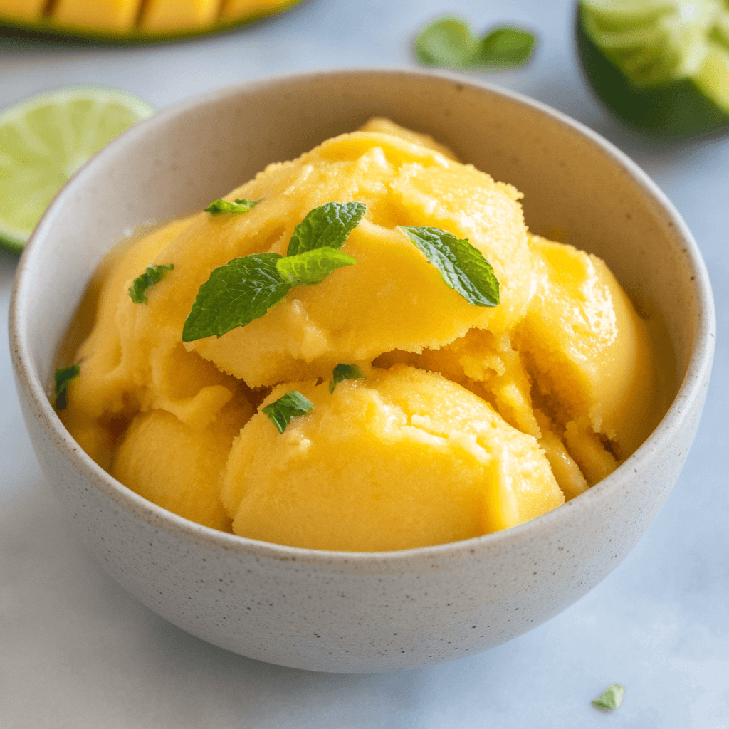 Homemade Mango Sorbet: A Refreshing Summer Delight!