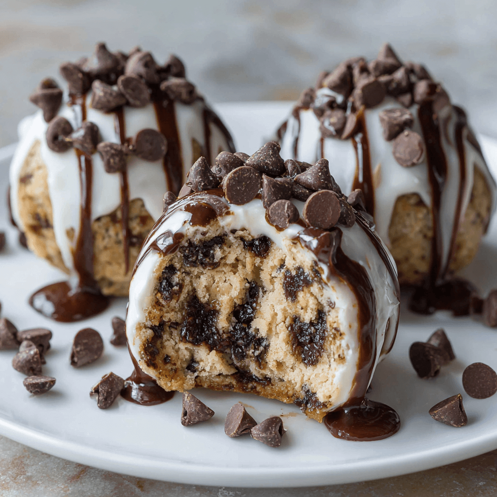 Indulgent Chocolate Chip Cookie Dough Brownie Bombs Await!