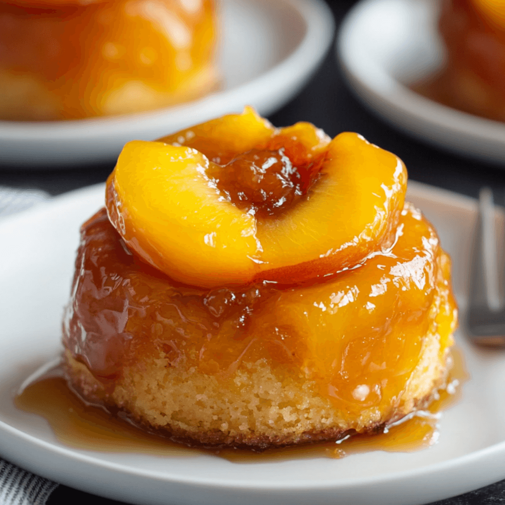 Peach Upside Down Mini Cakes: A Delightful Treat Awaits!