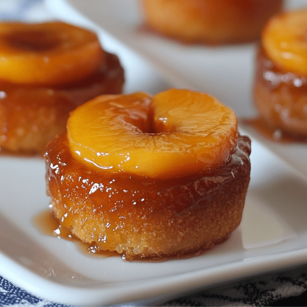 Peach Upside Down Mini Cakes: A Delightful Treat Awaits!