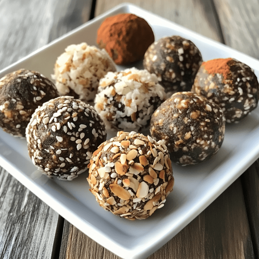 Six Healthy Energy Balls From One Recipe Poster to Try Today!
