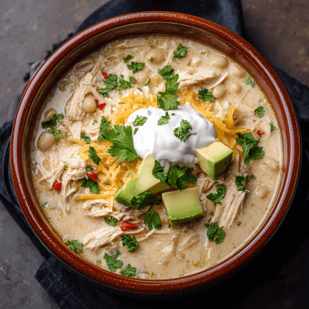 Slow Cooker Creamy White Chicken Chili Recipe You’ll Love!