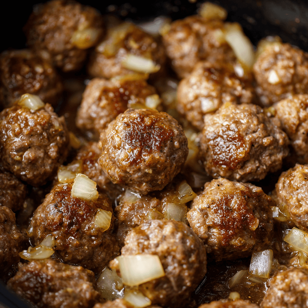 Slow Cooker Salisbury Steak Meatballs You'll Love to Make!