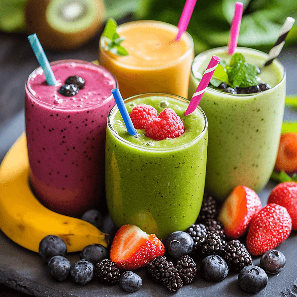 Smoothie Recipes Poster: Fresh Ideas to Energize Your Day!