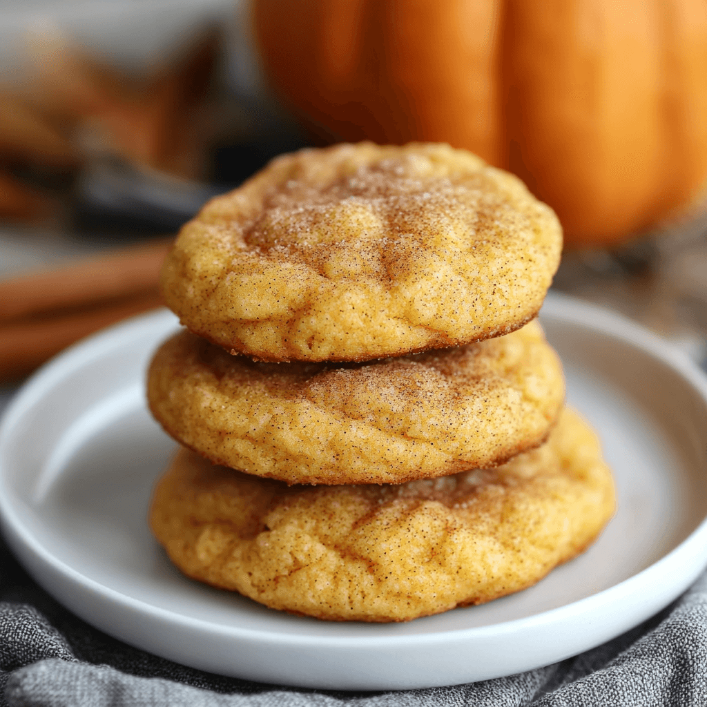 Soft, Thick, Chewy Pumpkin Snickerdoodle Cookies Recipe You’ll Love!