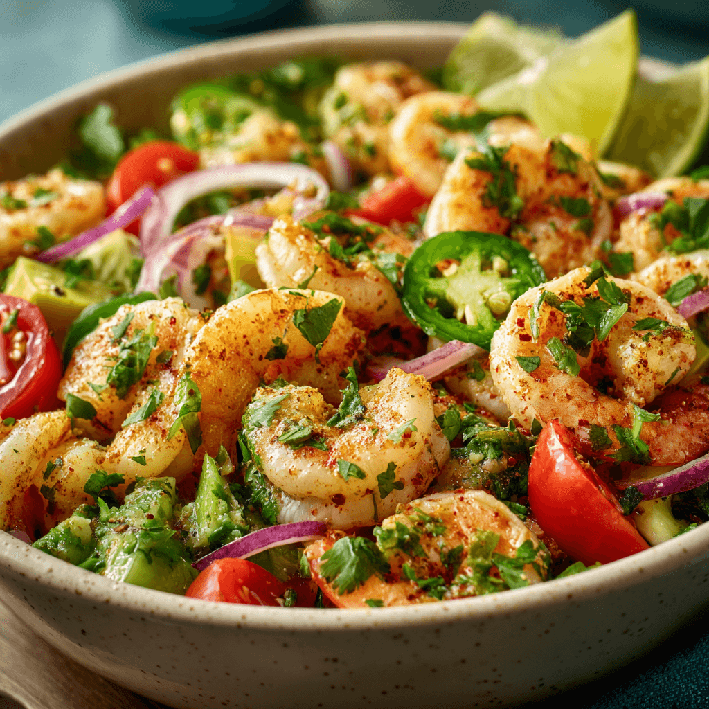 Southwestern Shrimp Salad: A Zesty Healthy Delight!