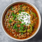 Stuffed Green Pepper Soup (Small Batch) Recipe You'll Love