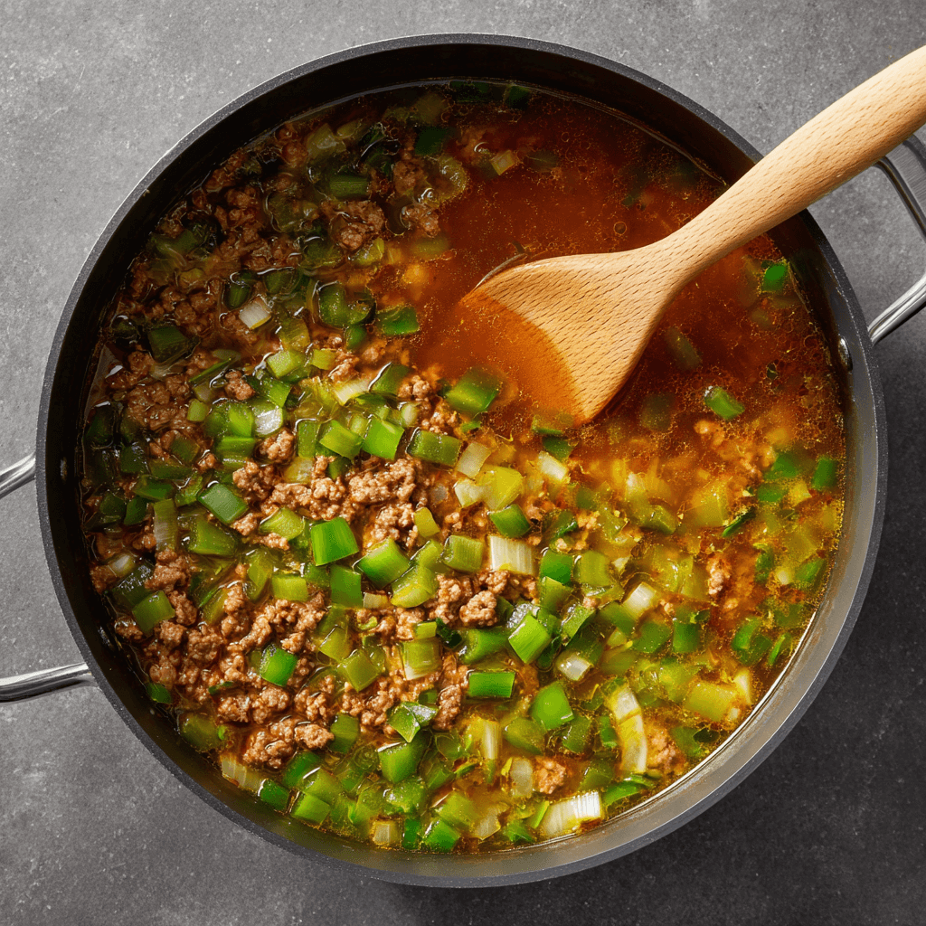 Stuffed Green Pepper Soup (Small Batch) Recipe You'll Love