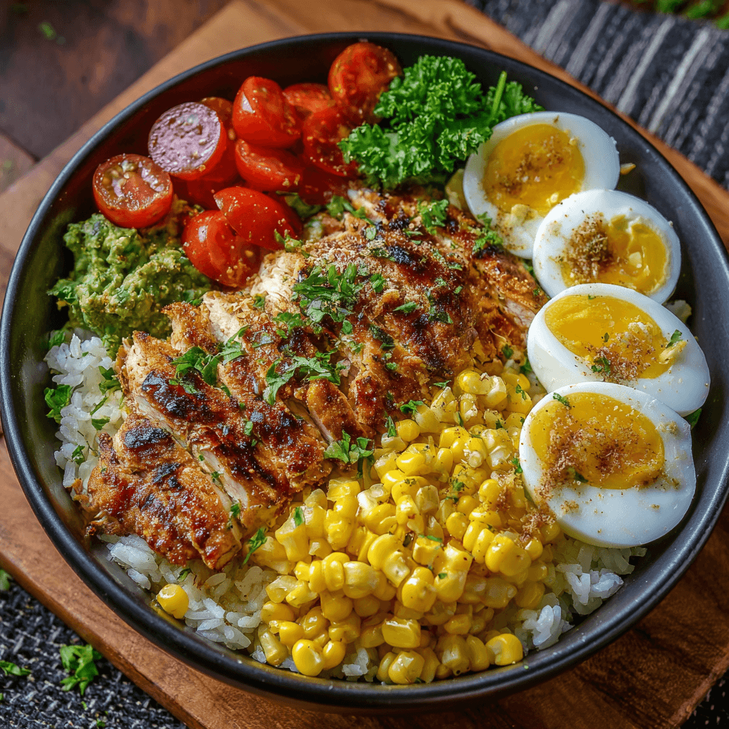 THE BEST RECIPE For Street Corn Chicken Rice Bowl Revealed!