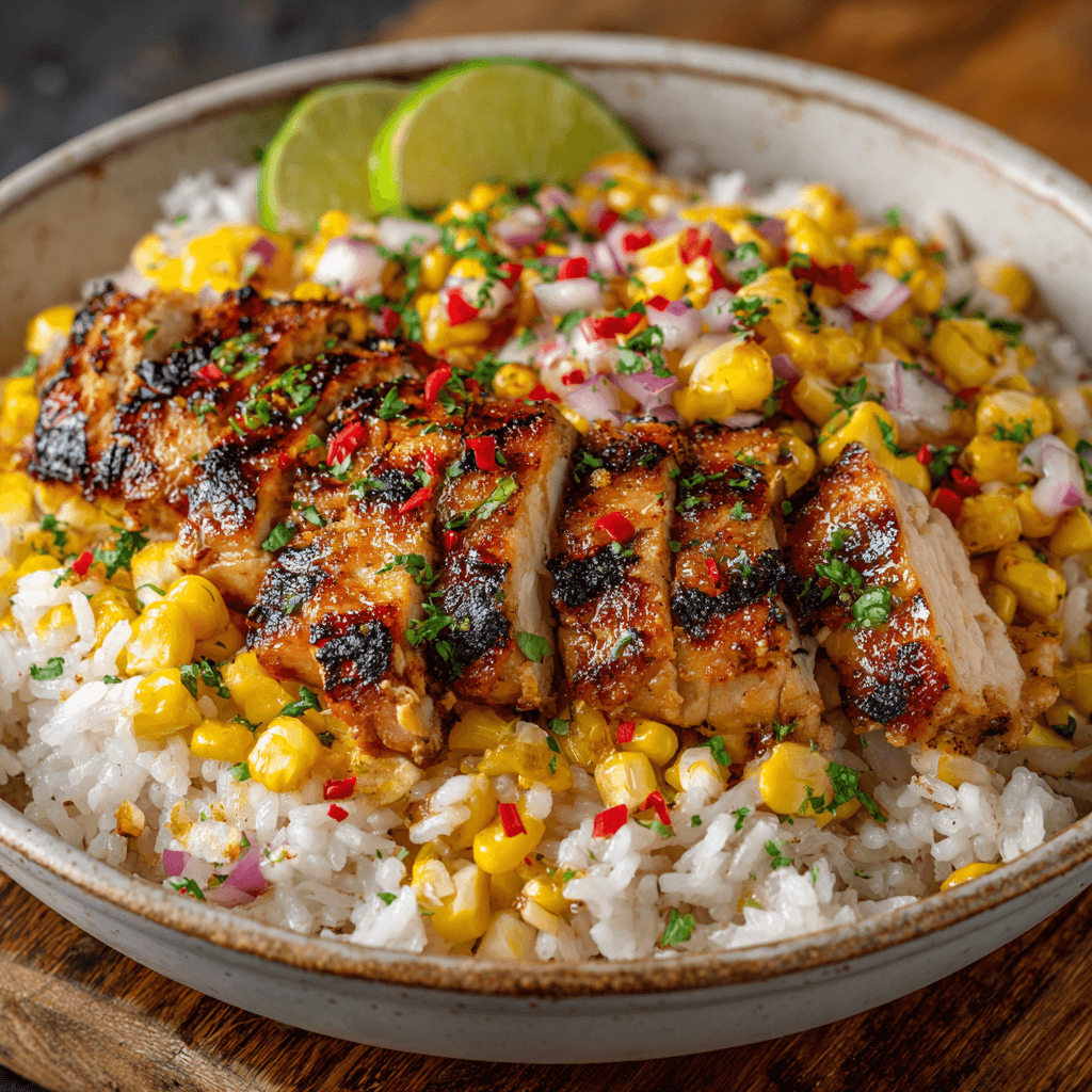 THE BEST RECIPE For Street Corn Chicken Rice Bowl Revealed!