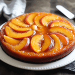 The best bourbon peach upside-down cake you'll love!