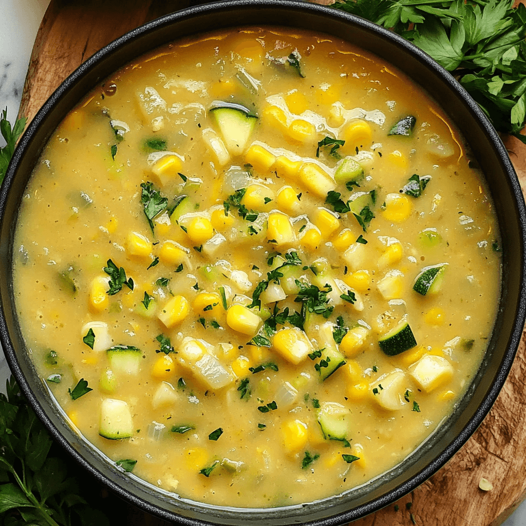 Zucchini Corn Chowder: A Creamy Delight You’ll Love!