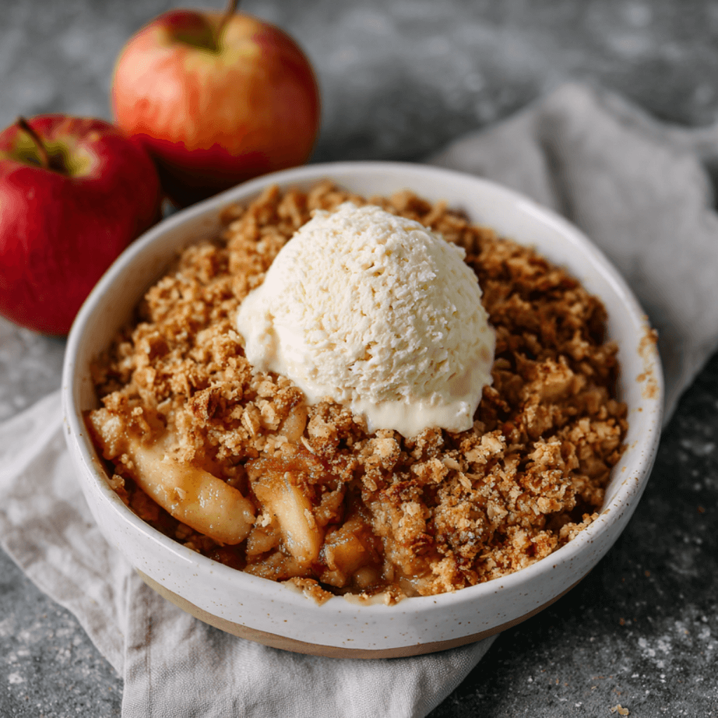 Comfort Food Simple Apple Crumble Will Delight You!