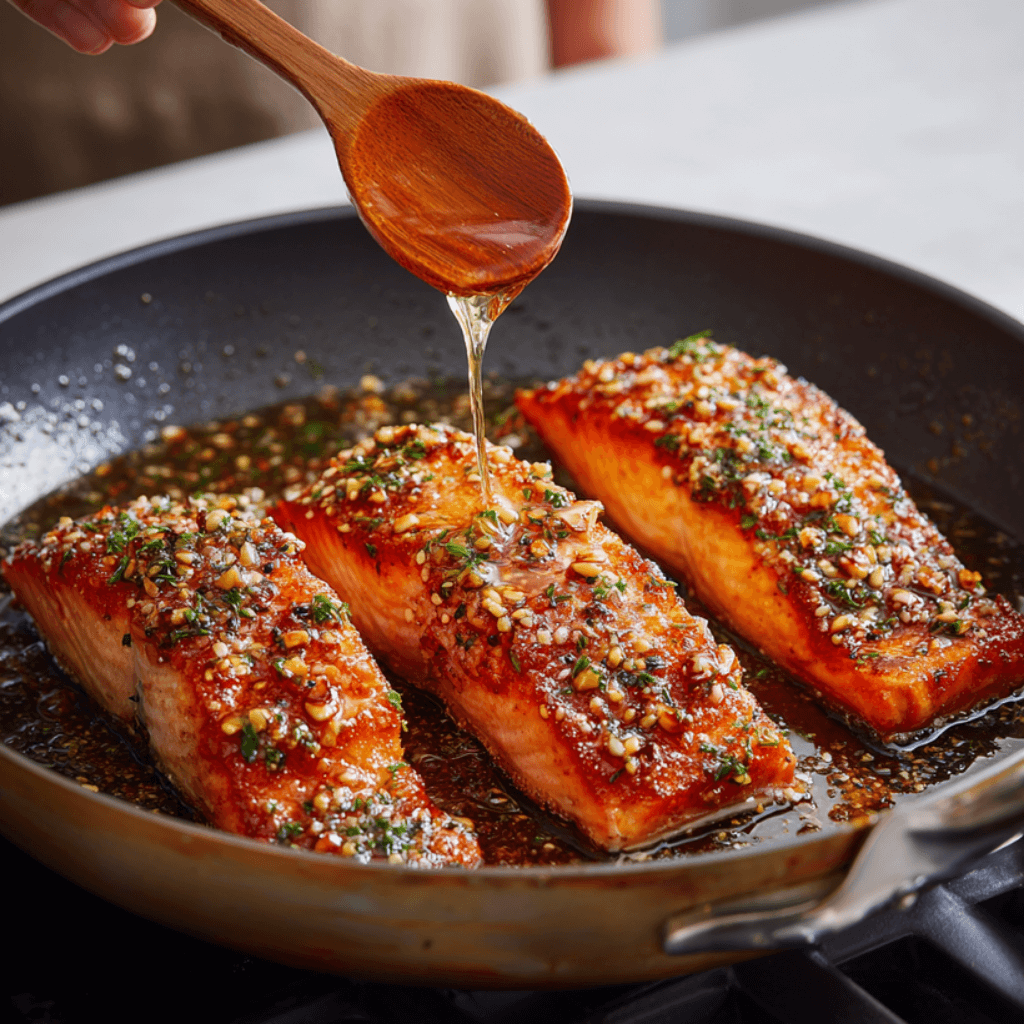 Crispy Honey Garlic Glazed Salmon Recipe You'll Love!