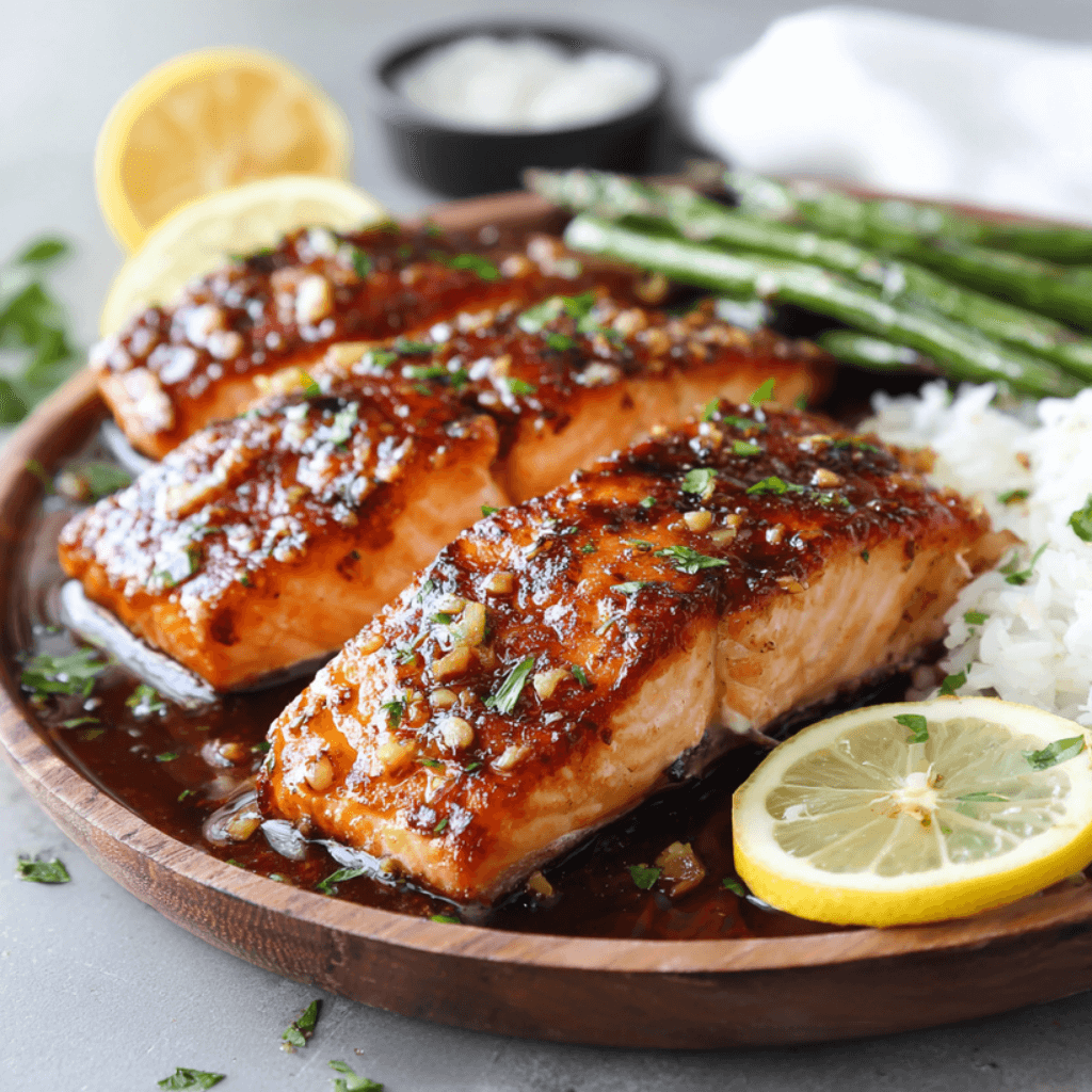 Crispy Honey Garlic Glazed Salmon Recipe You'll Love!