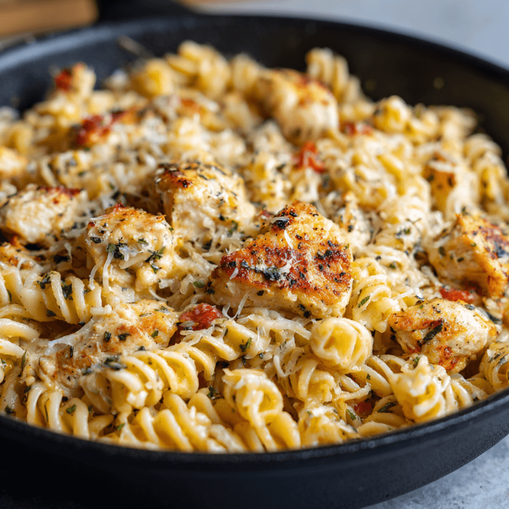 Easy Parmesan Chicken Pasta: A Delicious One-Pan Meal!