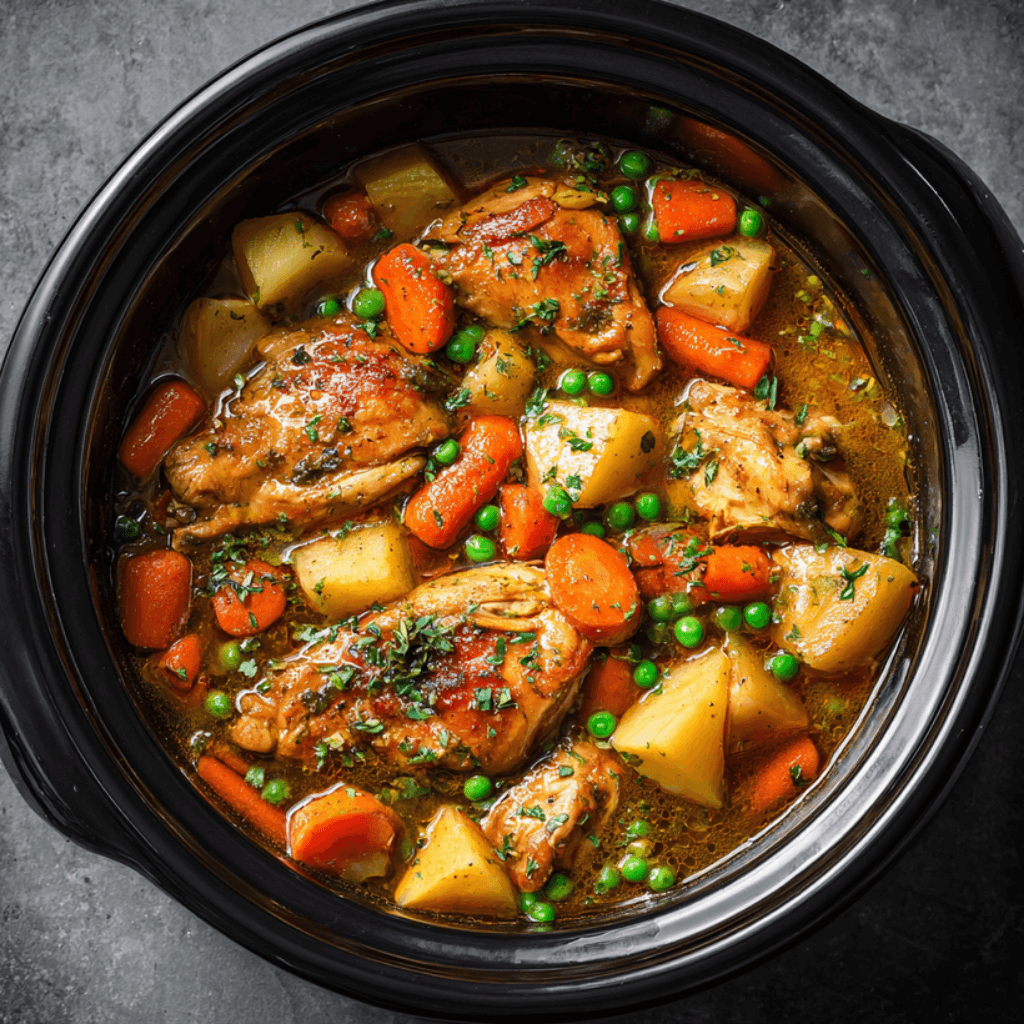 Slow Cooker Chicken Stew Recipe You Can't Resist!