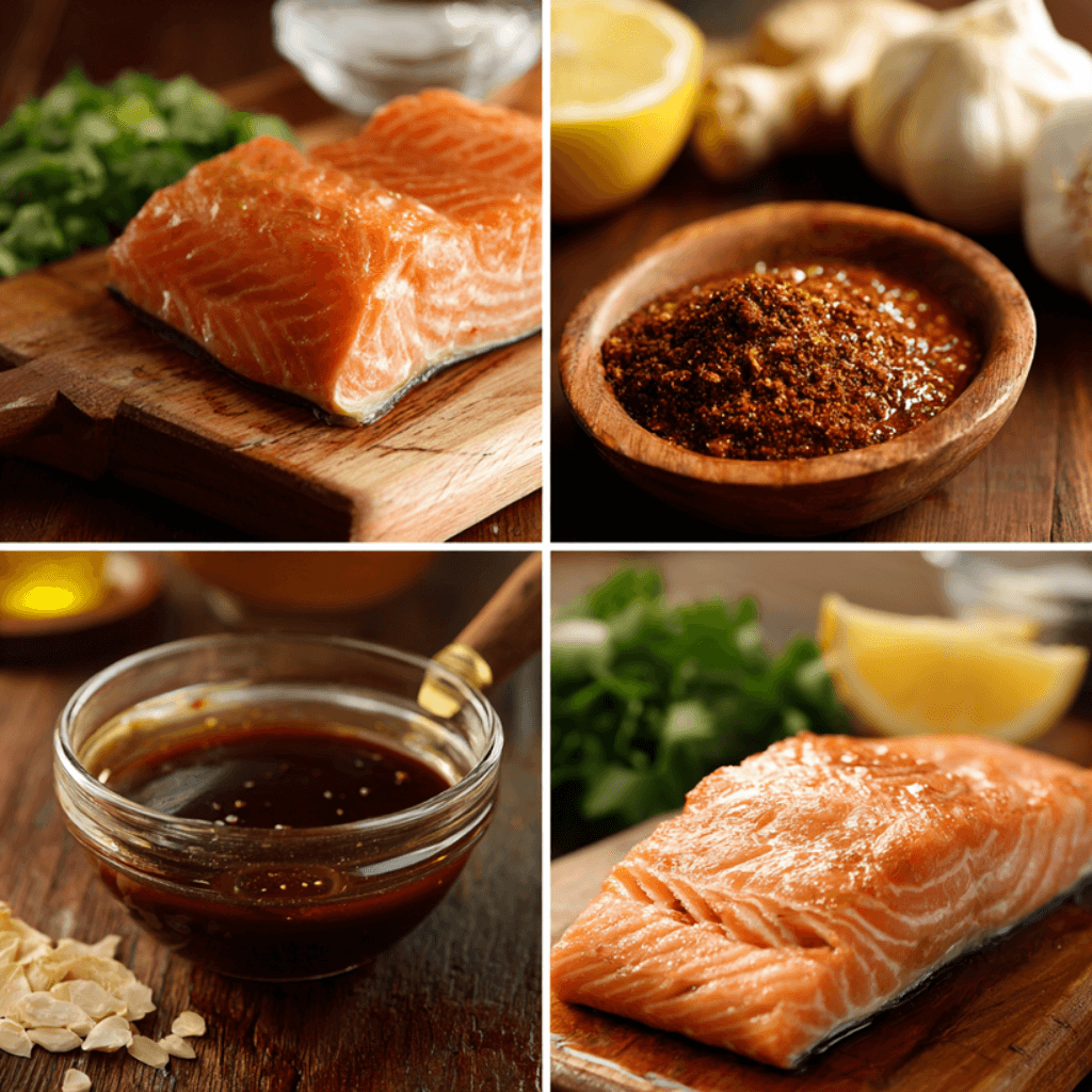 Texas Roadhouse Style Baked Salmon with Sweet and Savory Glaze is a must-try!
