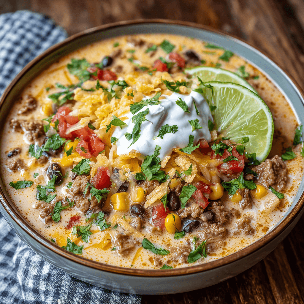 Creamy Taco Soup: A Flavorful Comfort in Every Bowl!