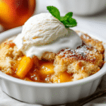 Easy Peach Cobbler Recipe That Tastes Amazing You’ll Love!