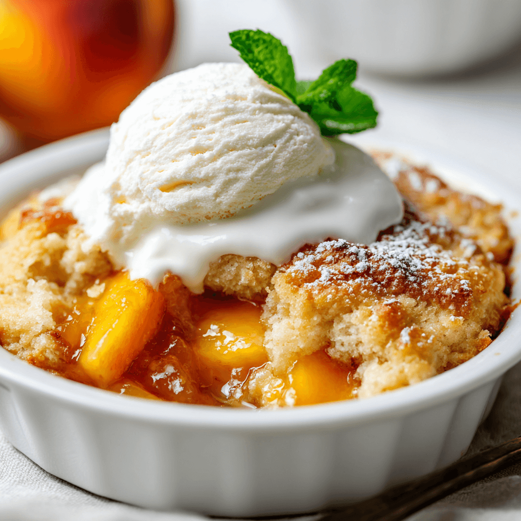 Easy Peach Cobbler Recipe That Tastes Amazing You’ll Love!