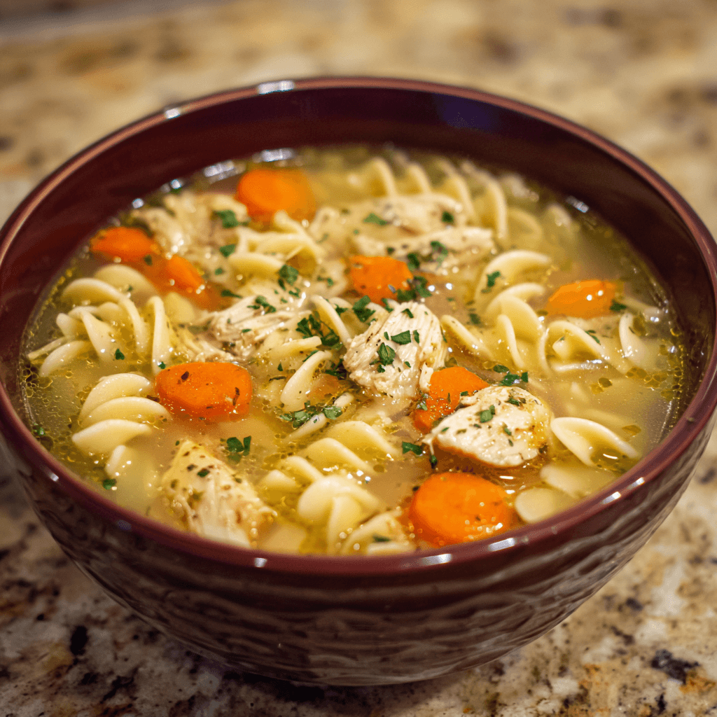 Homestyle Chicken Noodle Soup: A Comfort Food Classic!