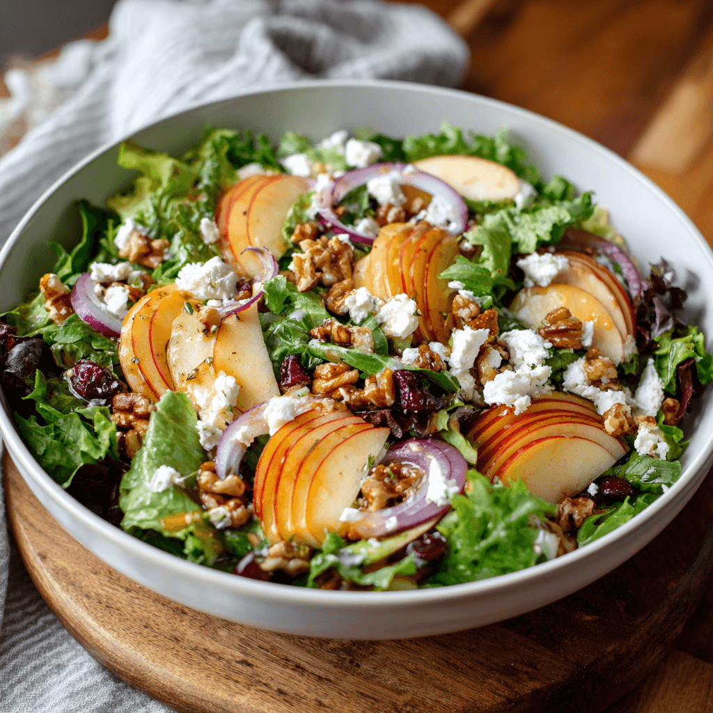 Autumn Harvest Honeycrisp Apple and Feta Salad Delight!