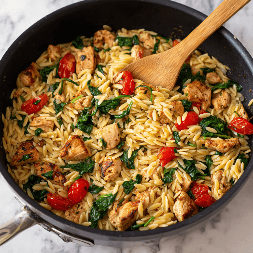 High Protein Mediterranean Chicken Orzo: A Healthy Delight!
