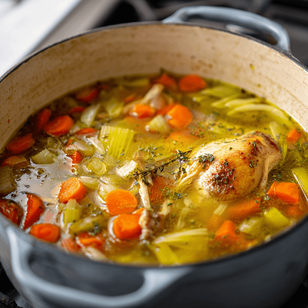 Homestyle Chicken Noodle Soup: A Comfort Food Classic!