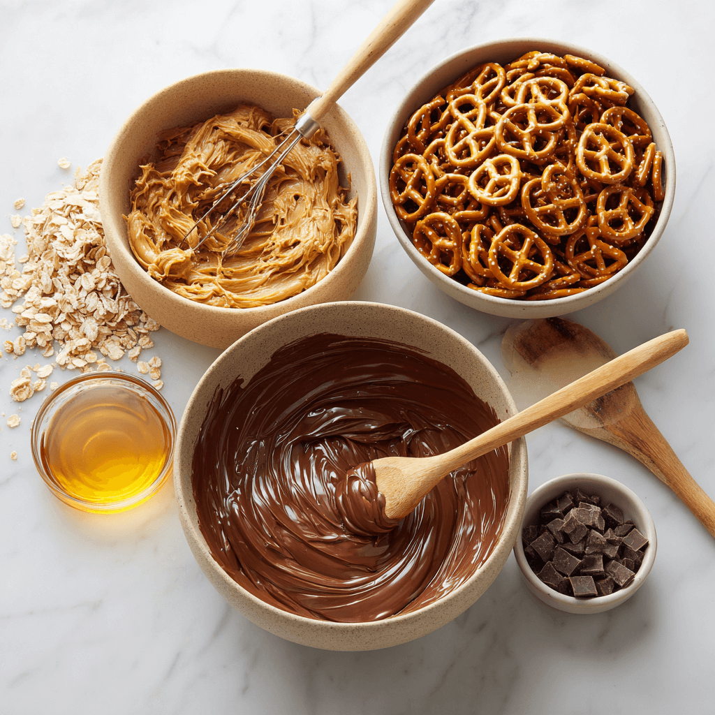 No-Bake Peanut Butter Pretzel Clusters: A Sweet Treat!