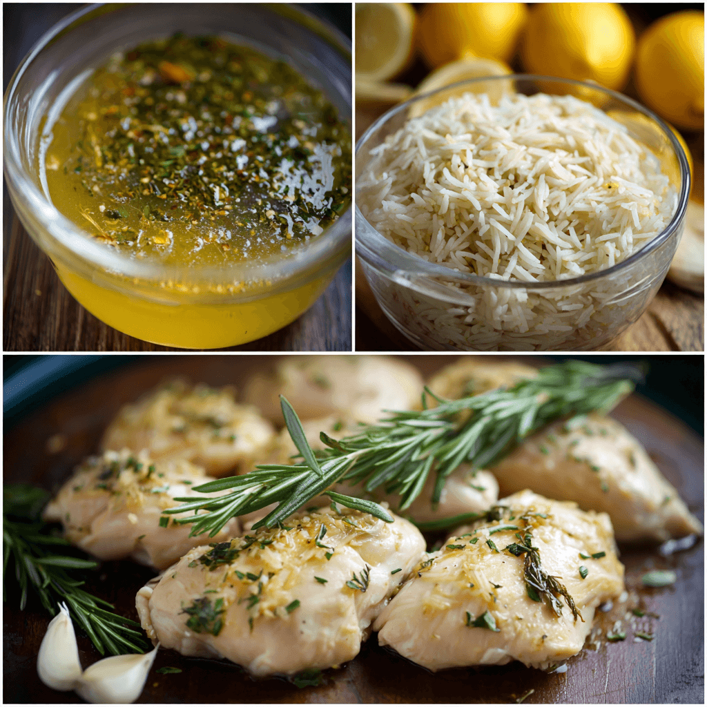 Slow Cooker Lemon Herb Chicken and Rice: Deliciously Easy!