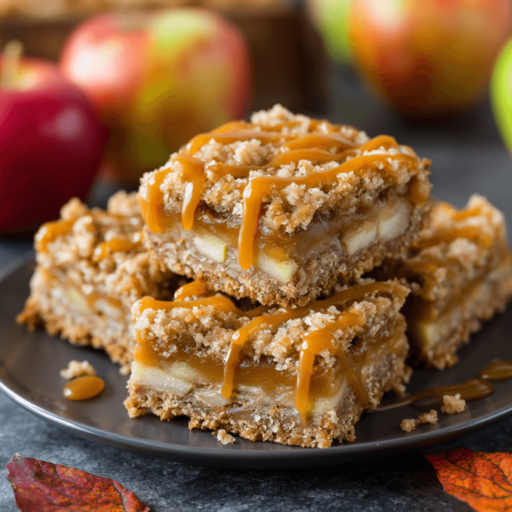 Irresistible Salted Caramel Apple Bars for Fall Delight!